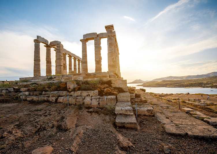 Sunset at the Temple of Poseidon, Cape Sounion