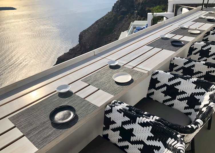 Restaurant and view, Chromata
