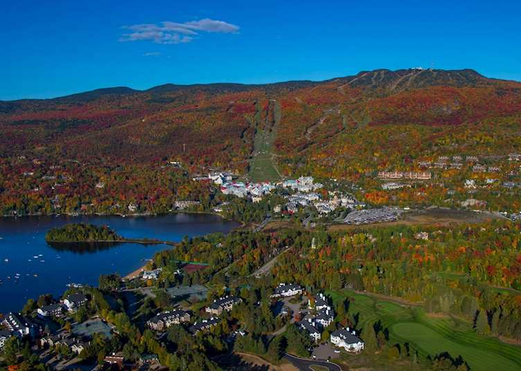 Views over Mont Tremblant and the Laurentians