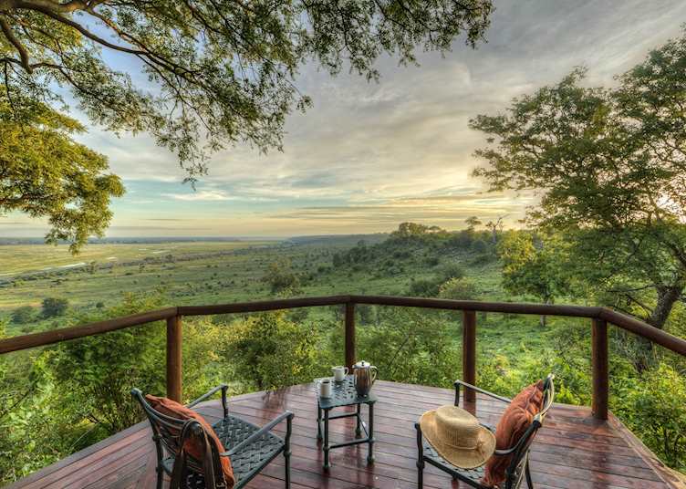 Views over Chobe from Muchenje