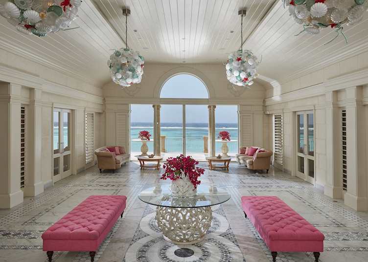 Lobby at Mandarin Oriental, Canouan