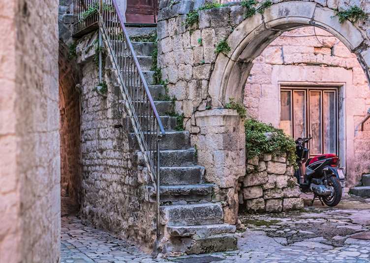 Stone staircase, Trogir