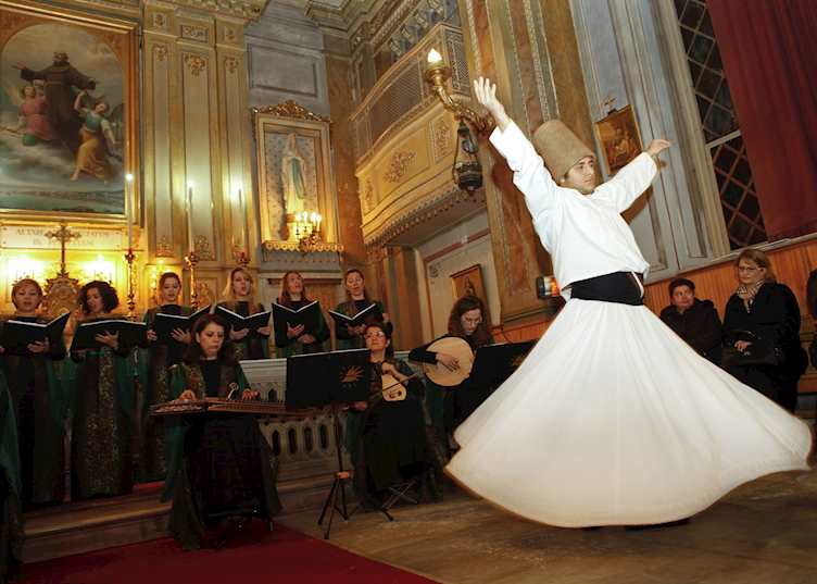 Whirling dervishes