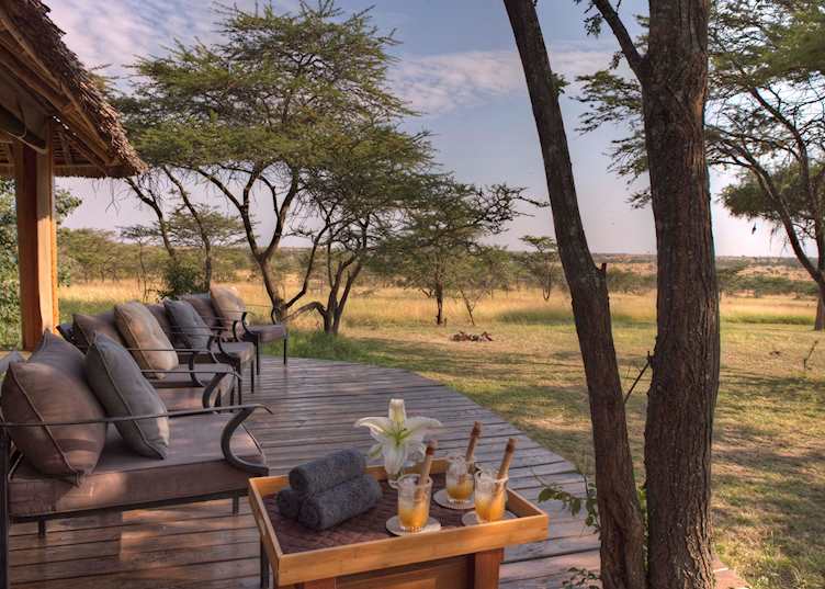 Viewing deck, Asilia Naboisho Camp, Masai Mara