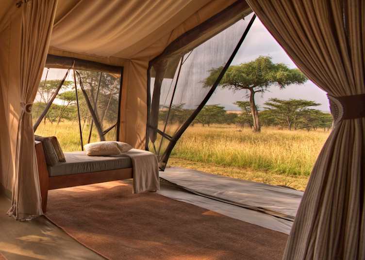 Guest tent, Asilia Naboisho Camp, Masai Mara