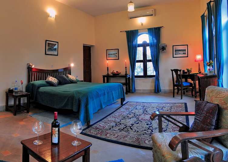 Heritage room in the Main House, Mela Kothi - Chambal Safari Lodge