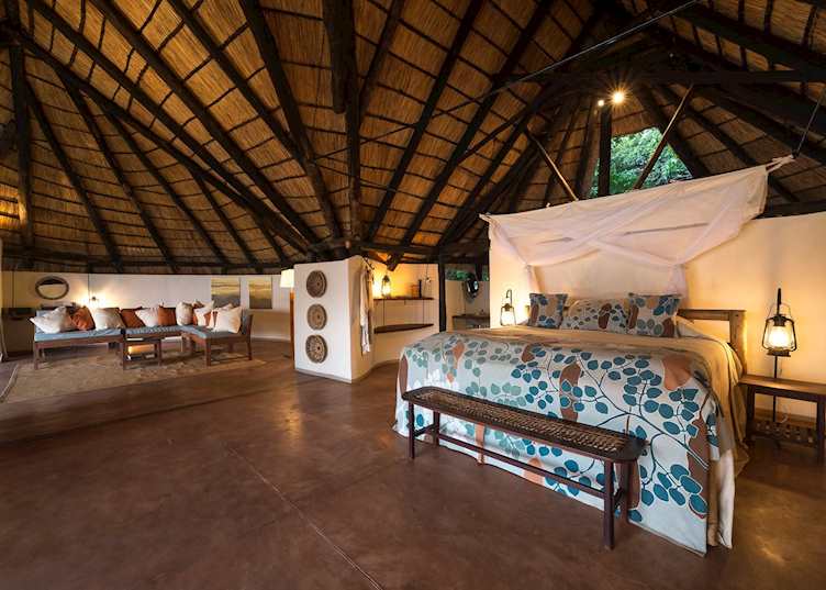 Honeymoon chalet, Nkwali Safari Camp, South Luangwa National Park