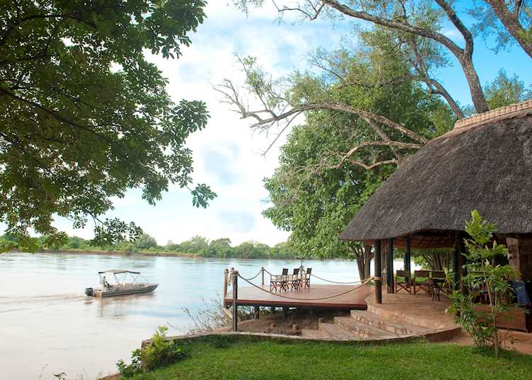 View of the river, Nkwali Safari Camp, South Luangwa National Park
