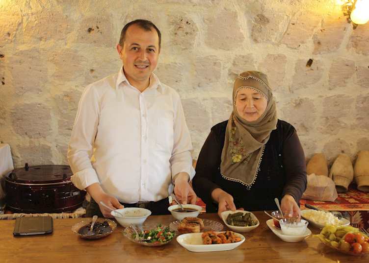 Cookery course at a local home, Cappadocia