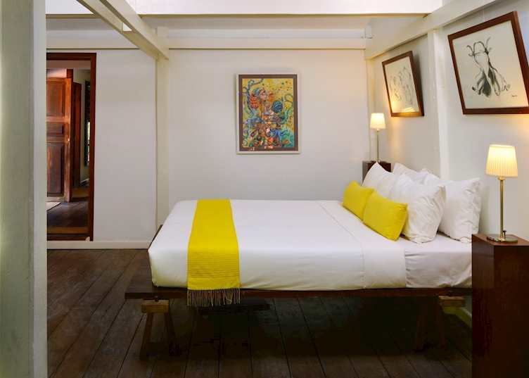Yellow bedroom