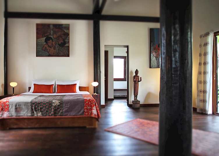 Khmer house interior