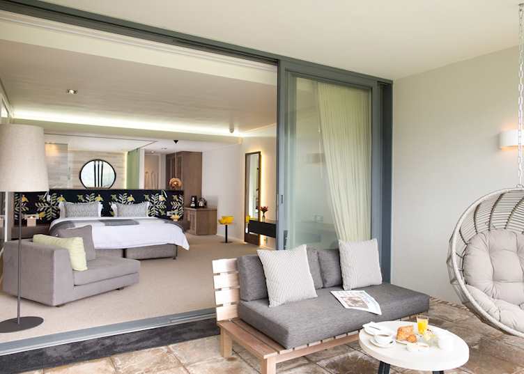 Cabernet Terrace room at Mont Rochelle