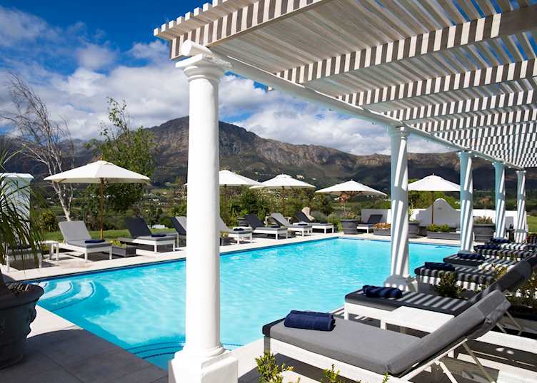The pool at Mont Rochelle