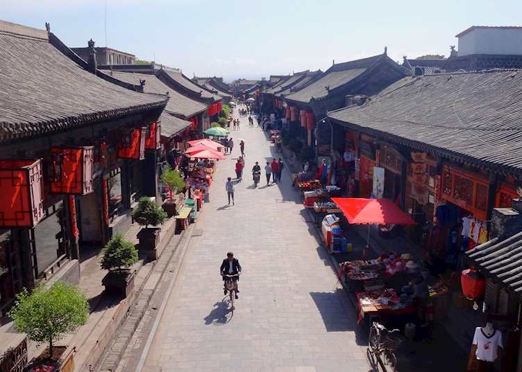 View from Gushi Tower in Pingyao