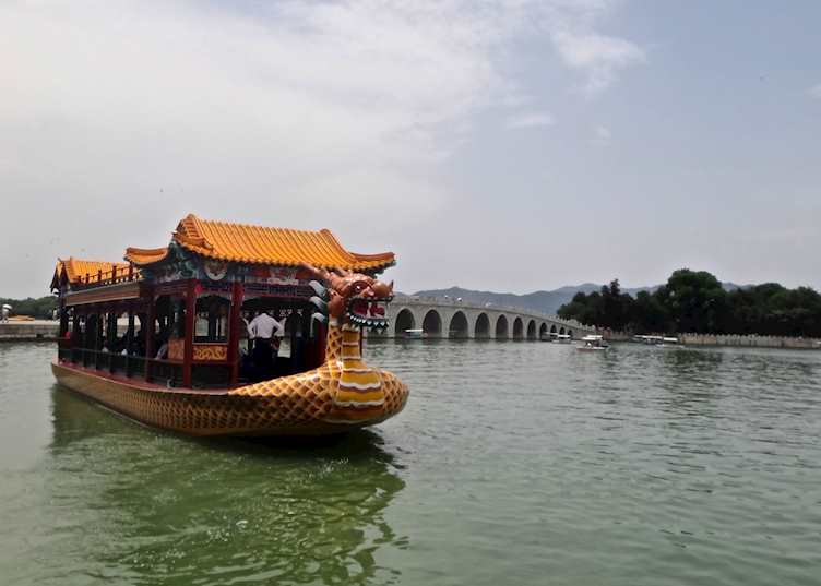 Dragon Boat at the Summer Palace in Beijing