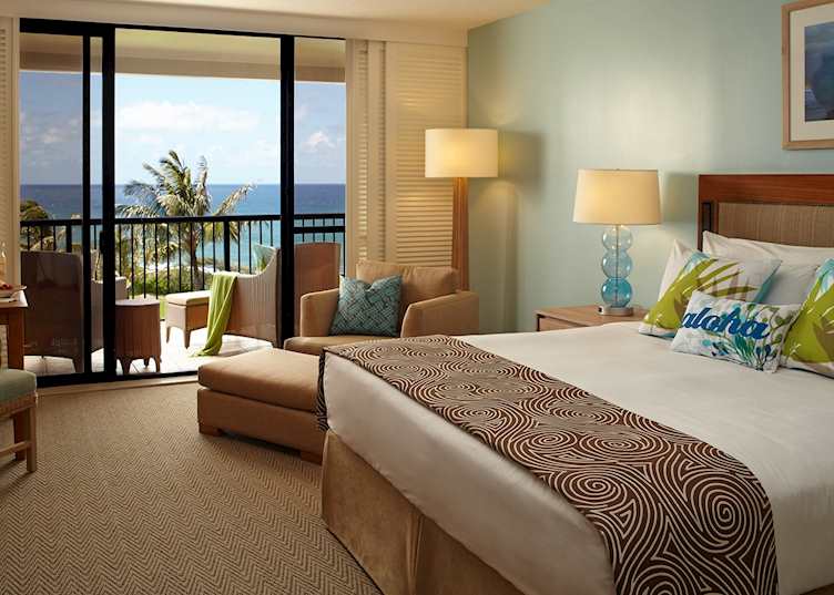 Partial ocean view room, Turtle Bay Resort, Oahu