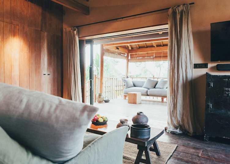 Terrace villa interior