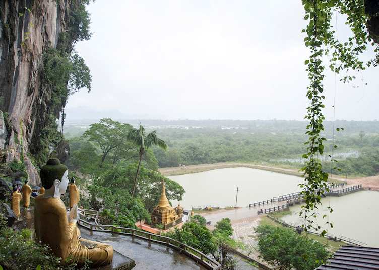 Buddhist cave in Hpa-An, Myanmar