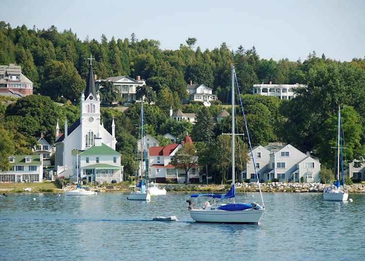 Waterfront on Mackinac Island