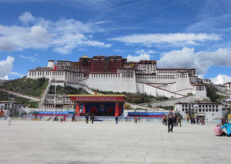 Potala Palace from Potala Square