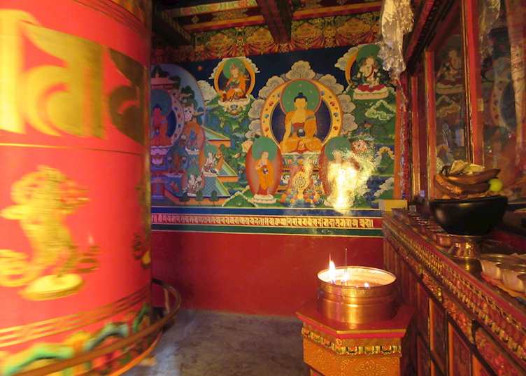 A local monastery, Gyantse