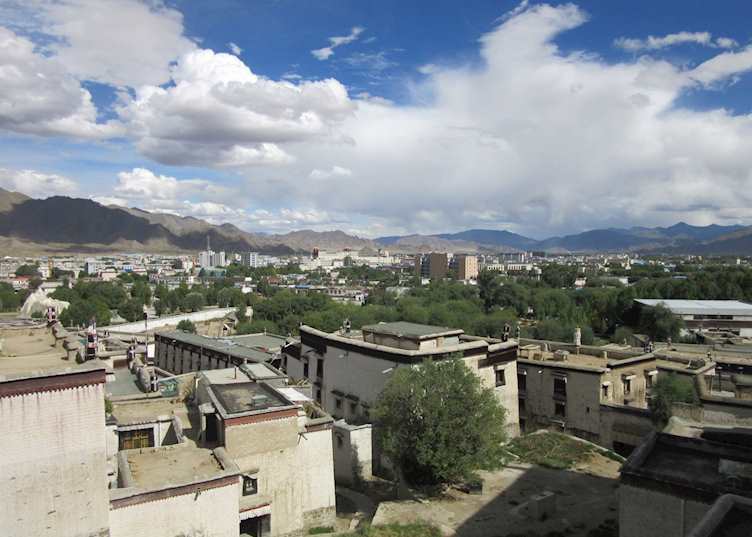 View over Shigatse