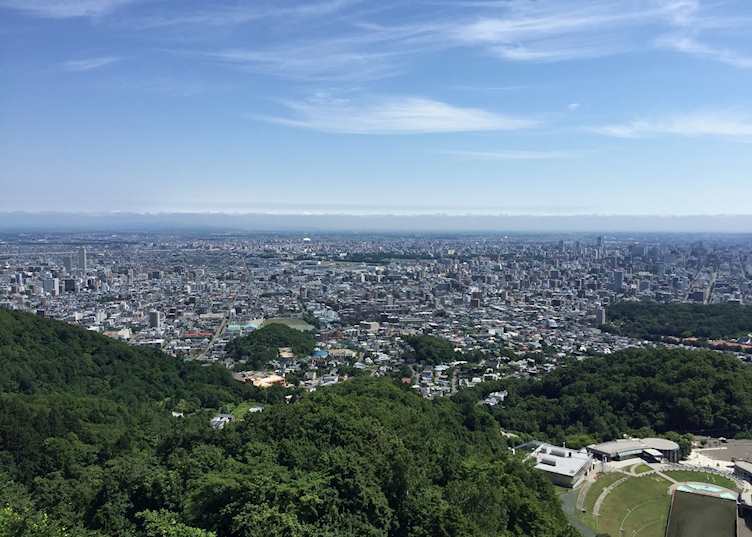 View from Mount Okura ski jump