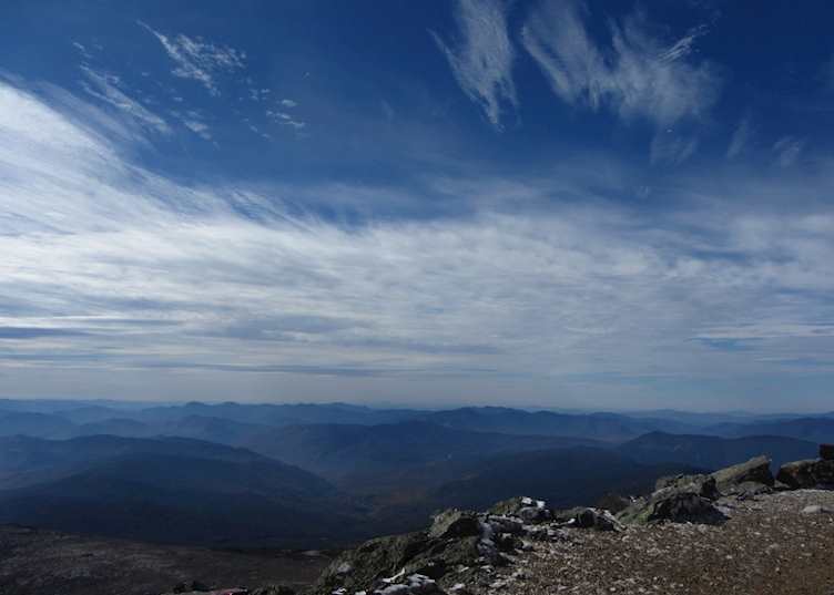 View from the top of Mount Washington