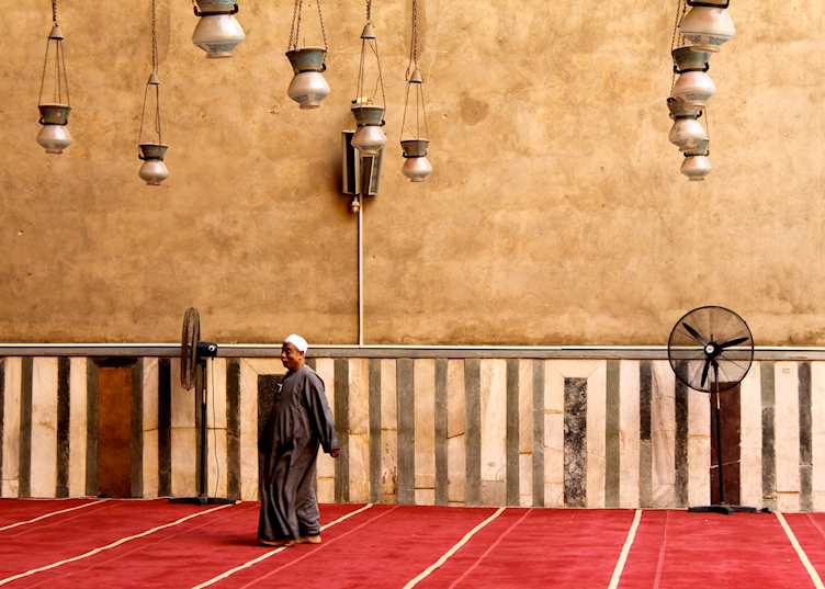 Man in Sultan Hassan