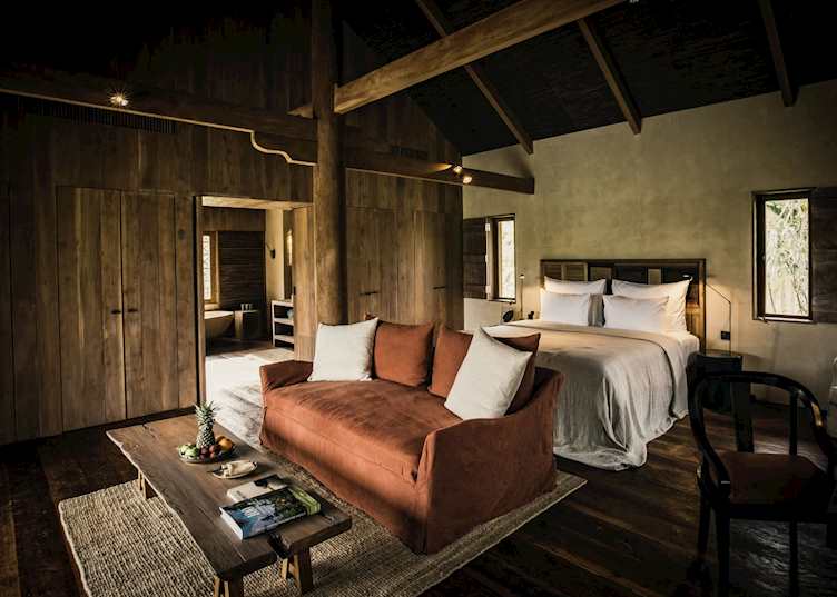 Villa interior at Phum Baitang