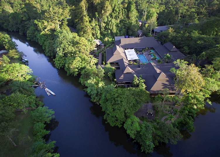 Aerial view of Mulu Marriott