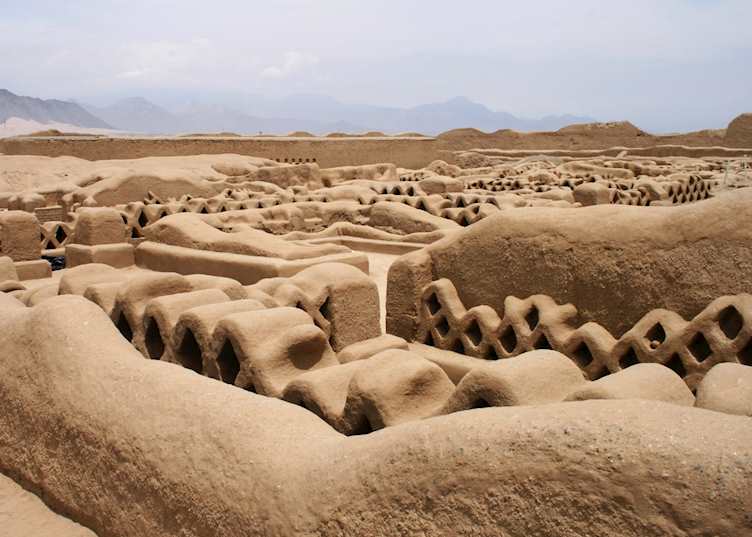 Adobe Walls, Chan Chan, Chimu culture, Peru