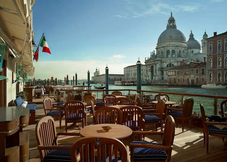 Riva Lounge terrace, Gritti Palace, Venice