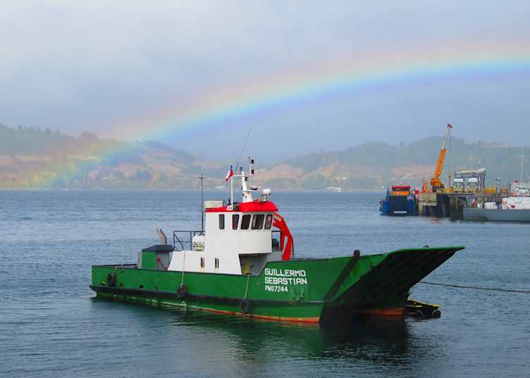 Fishing boat, Chiloé Island