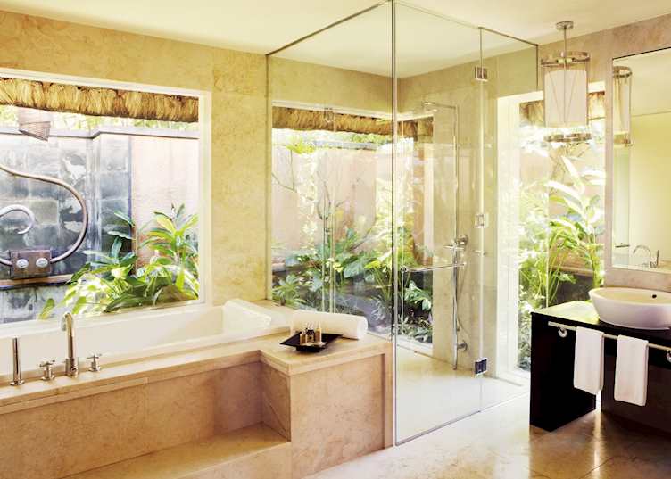 Shanti Villa bathroom, Shanti Maurice, Mauritius