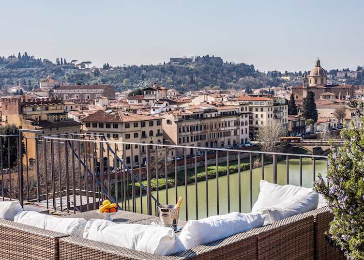 Rooftop terrace, Antica Torre di Via Tornabuoni, Florence