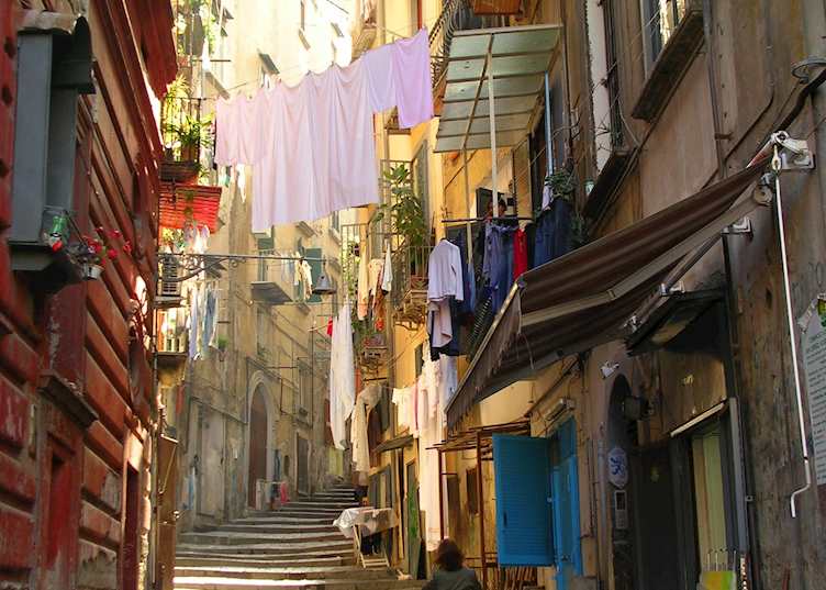 Residential street scene, Naples