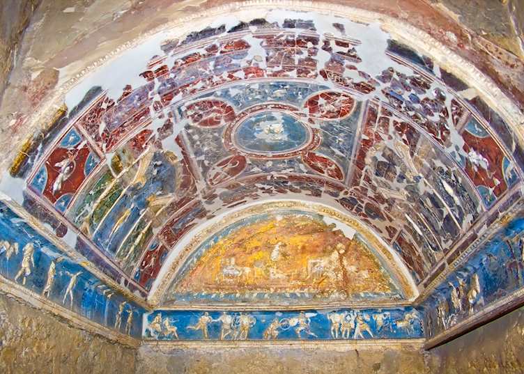 Ancient fresco, Pompeii