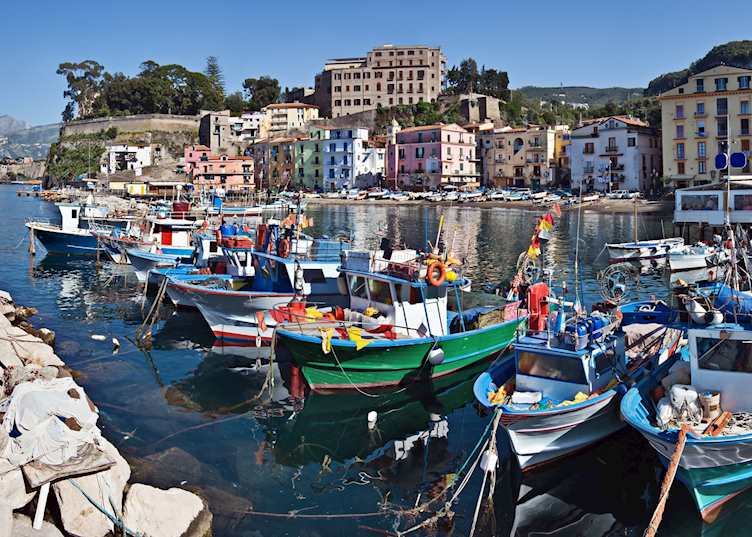 Boats docked, Sorrento
