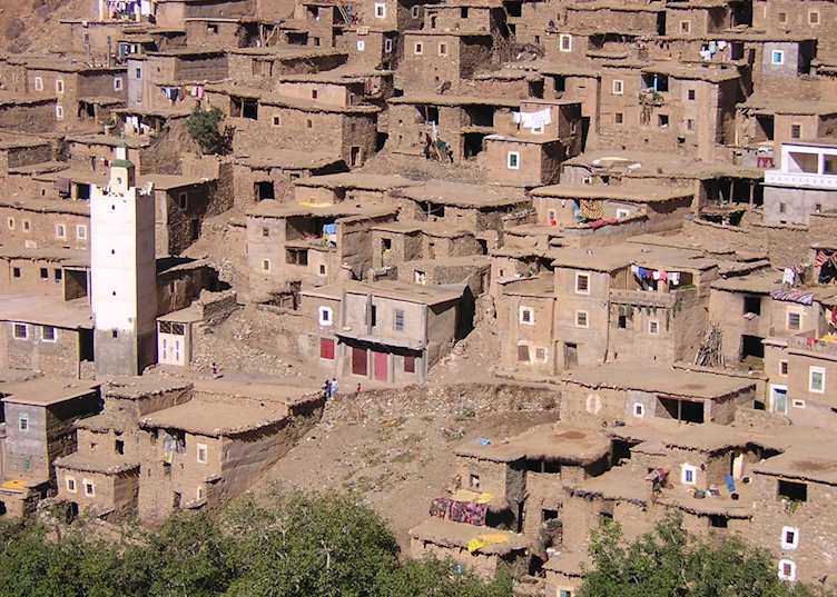 Berber village, The High Atlas Mountains