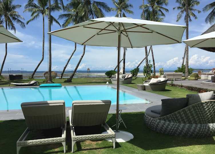 Poolside at Dedon Island