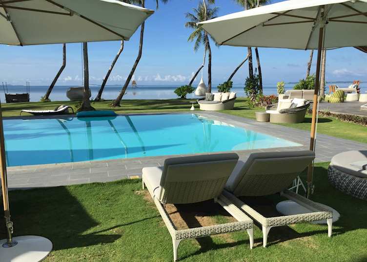 Poolside at Dedon Island