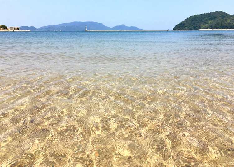 Beach on Naoshima Island