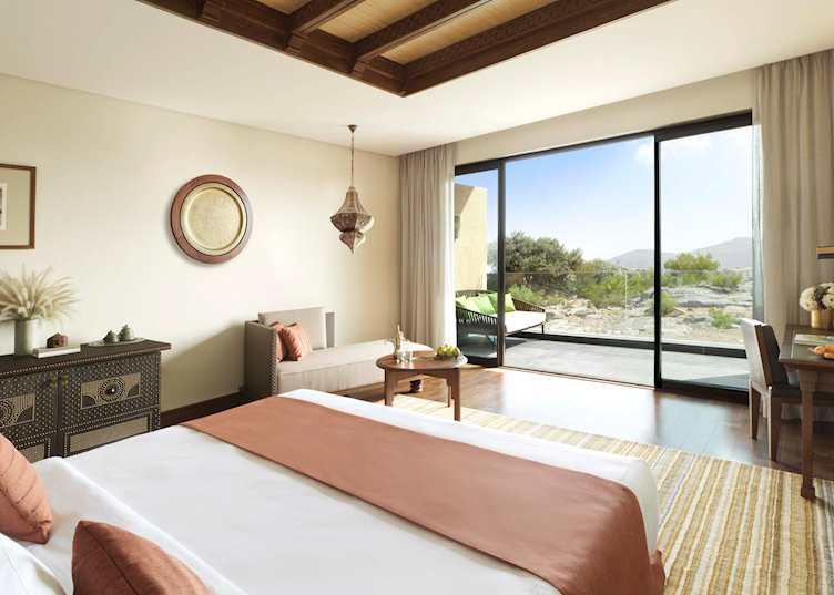 Premier canyon view room, Anantara Al Jabal Al Akhdar Resort, Jebel Akhdar