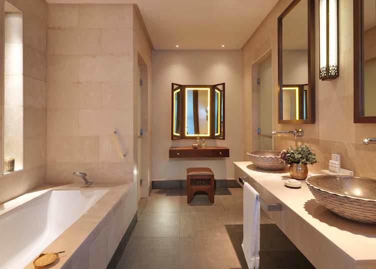 Premier canyon view bathroom, Anantara Al Jabal Al Akhdar Resort, Jebel Akhdar