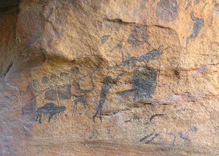 San Rock Art, Papkuilsfontein, Cederberg