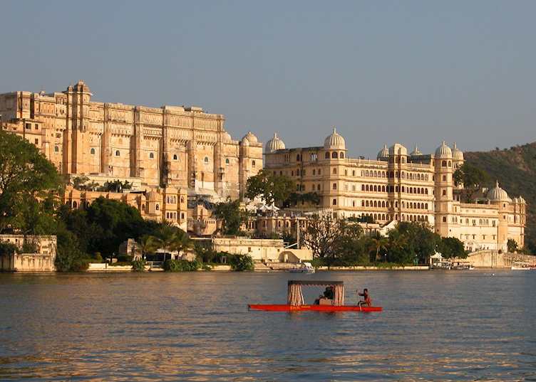 View from the restaurant, Amet Haveli, Udaipur