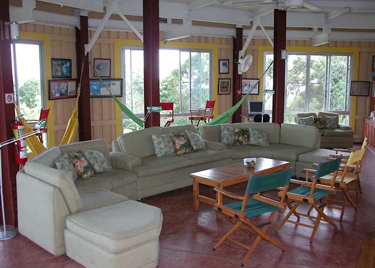 Lounge at the Canopy Tower, Panama