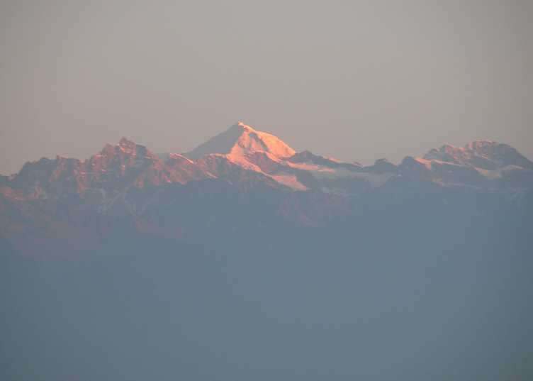 Sunrise over Himalaya from Nagarkot