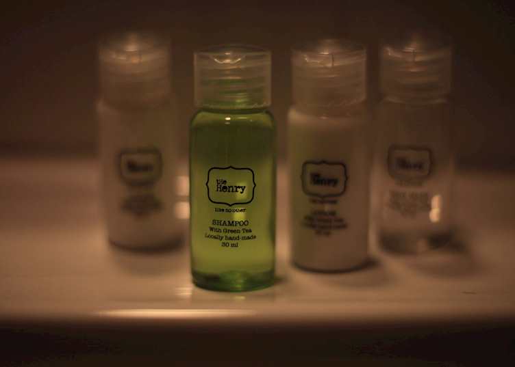 Henry Hotel toiletries 